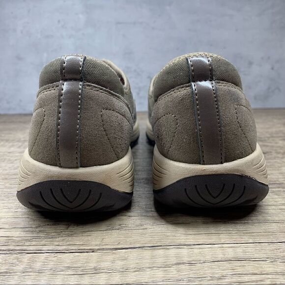 Easy Spirit Shoes Womens~”SEVONN2” Zip Brown Suede Nylon SlipOn~Size 7M - Picture 4 of 8